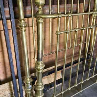 Antique Victorian Brass Bed