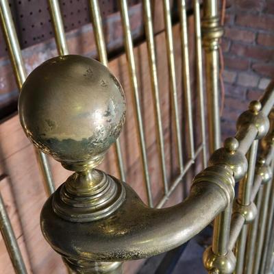 Antique Victorian Brass Bed