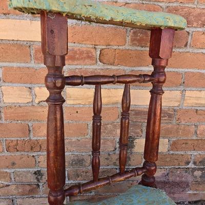 Antique 1800's French Prayer Chair