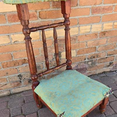 Antique 1800's French Prayer Chair