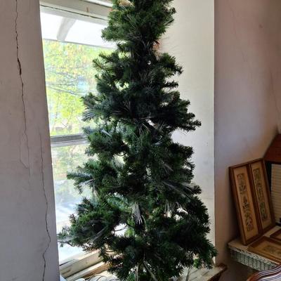 Christmas Tree lighted with fiber optics