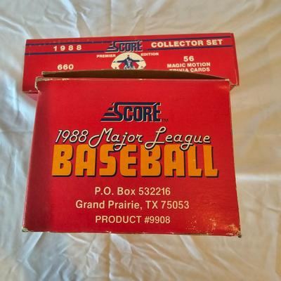 Score Boxed Baseball Cards (BO-JS)