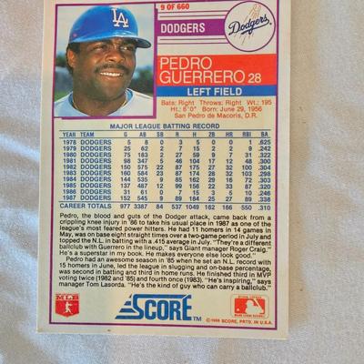 Score Boxed Baseball Cards (BO-JS)