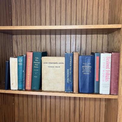 Thomas Wolfe, Hemingway & More Vintage Books (LR-RG)