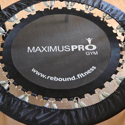Maximus Pro Gym Trampoline with Hand Rail