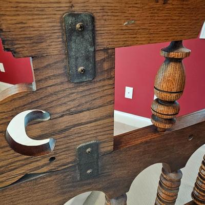 King Size Headboard & Link-Taylor Night Stands Plus Bedding (P-CE)