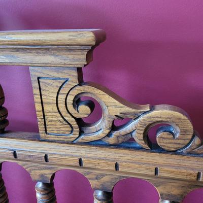 King Size Headboard & Link-Taylor Night Stands Plus Bedding (P-CE)