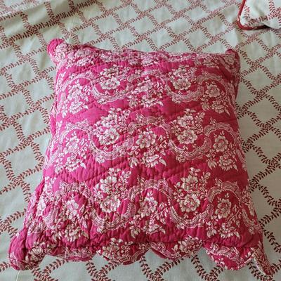 King Size Headboard & Link-Taylor Night Stands Plus Bedding (P-CE)