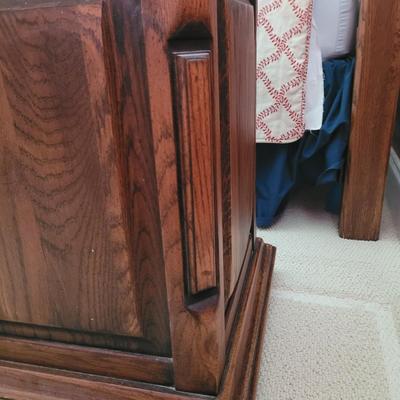 King Size Headboard & Link-Taylor Night Stands Plus Bedding (P-CE)