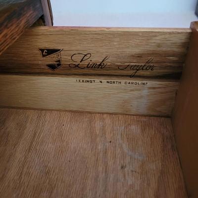 King Size Headboard & Link-Taylor Night Stands Plus Bedding (P-CE)