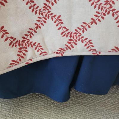 King Size Headboard & Link-Taylor Night Stands Plus Bedding (P-CE)