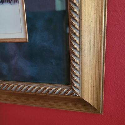 Signed Teresa Pennington Prismacolor “Capital Christmas Tree” Print 316/1998 (P-CE)