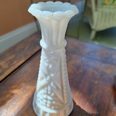 Milk Glass Vase