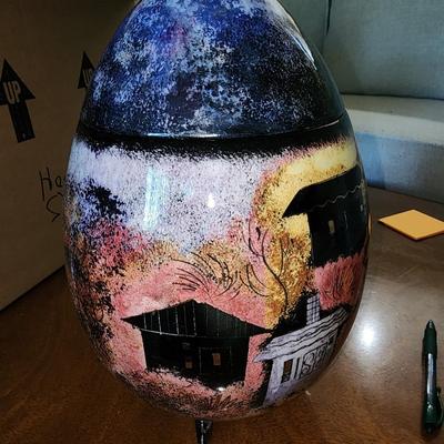 Sasha Brastoff Hand painted and numbered egg