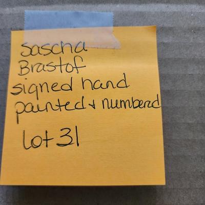 Sasha Brastoff Hand painted and numbered egg