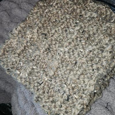 Macklins hand knotted blanket and scarf