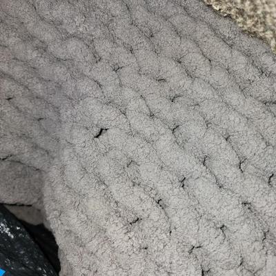 Macklins hand knotted blanket and scarf