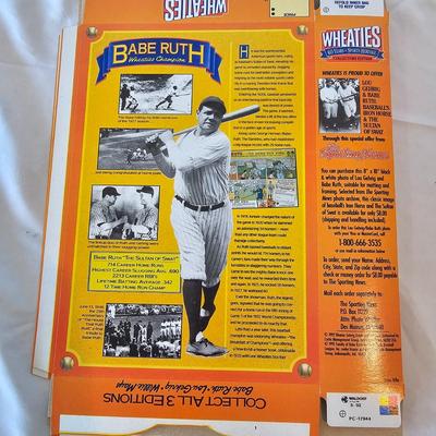 Commemorative Sports Wheaties Cereal Boxes (BO-JS)