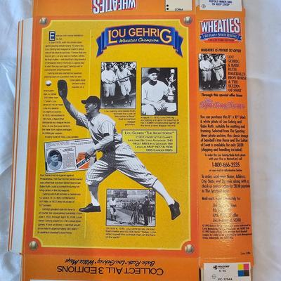 Commemorative Sports Wheaties Cereal Boxes (BO-JS)