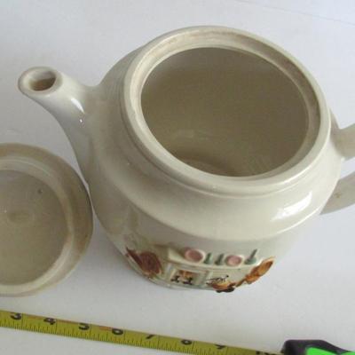 Heavy Old China Teapot