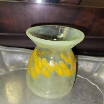 Green/Yellow Vase