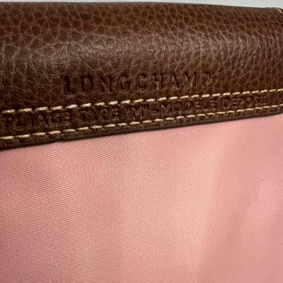 NEW Longchamp Le Pliage Medium Shoulder Tote Pink