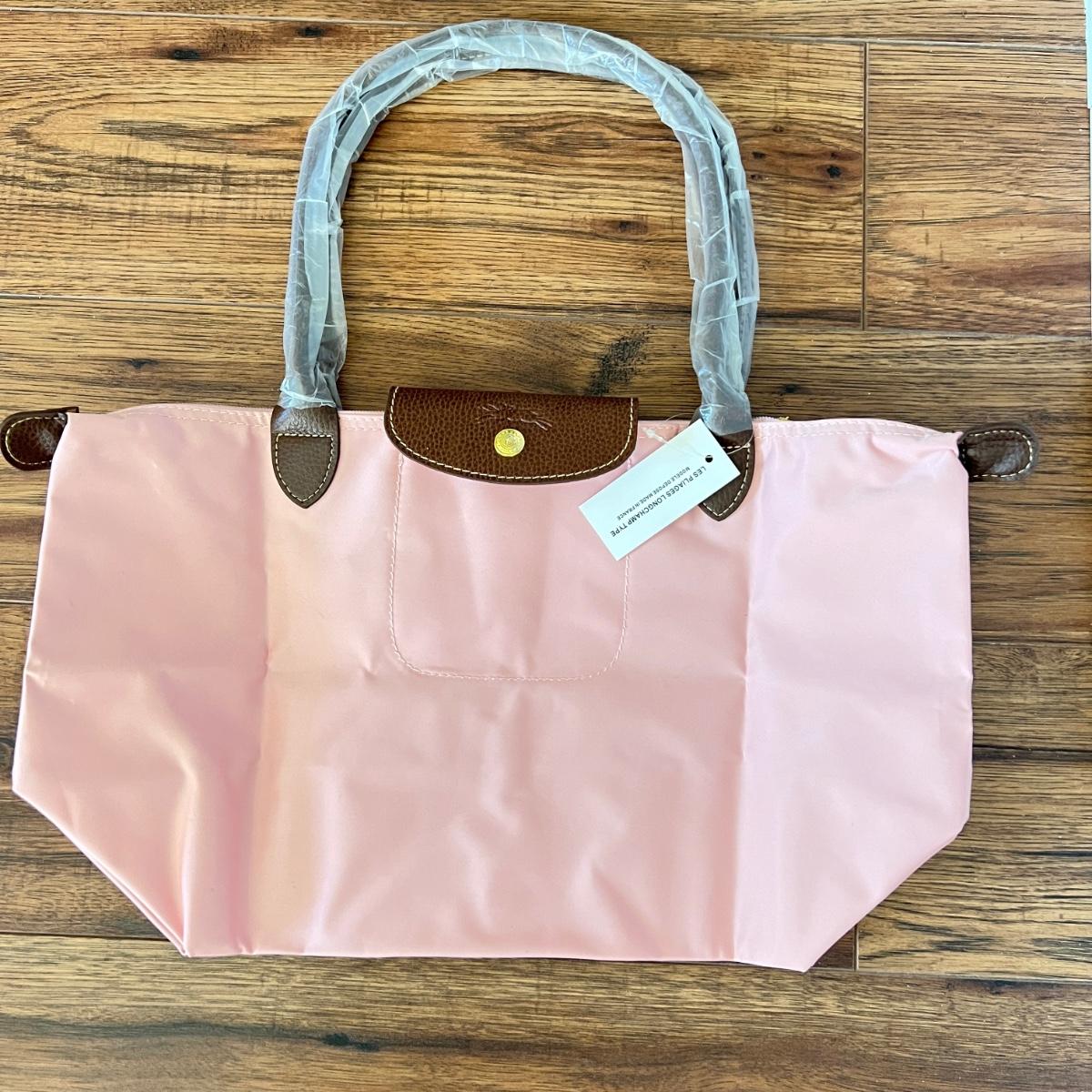 NEW Longchamp Le Pliage Medium Shoulder Tote Pink EstateSales