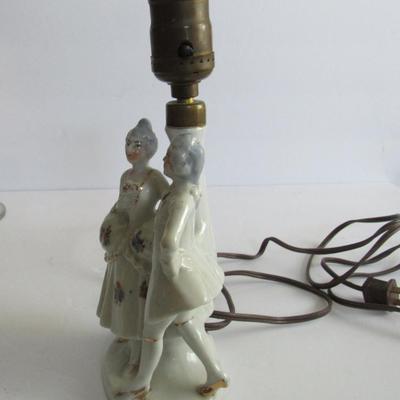 Vintage Japan Figural Porcelain Light