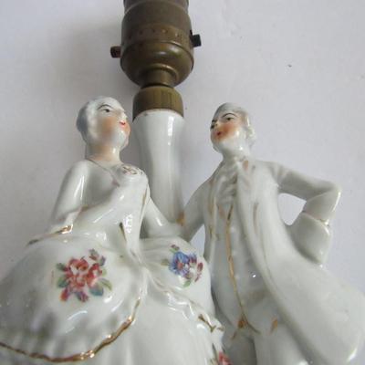 Vintage Japan Figural Porcelain Light
