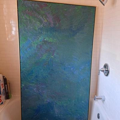 Large Green/Blue Painting