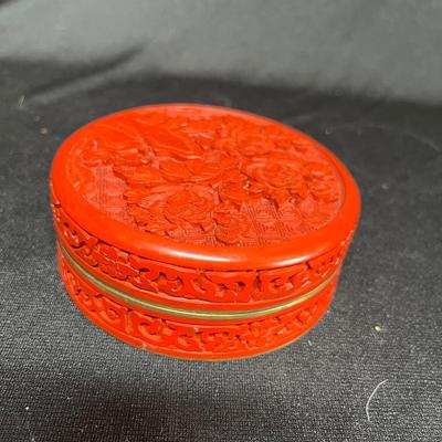 Cinnebar Trinket box