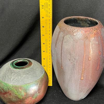 Raku vases