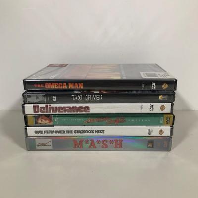 LOT 9: NIP DVD Collection - One Flew Over the Cuckoo's Nest, M*A*S*H, Deliverance, Taxi Driver, The Omega Man & American Graffiti
