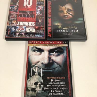 LOT 11: Horror Movie Multipack DVD Sets