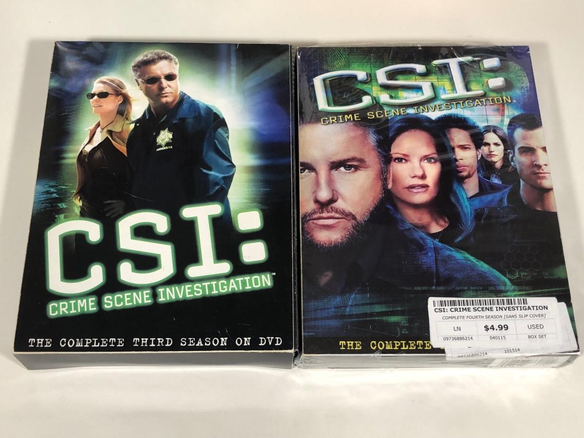 LOT 16: CSI DVD Collection - Original Series, Miami & New