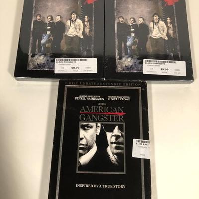 LOT 18: Organized Crime DVD Collection - NIP Collector's Edition American Gangster, The Godfather Coppola Restoration Trilogy on Blu-ray,...