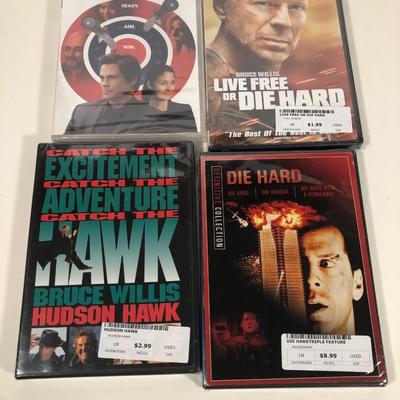 LOT 29: Collection of NIP Action / Adventure DVDs - The Expendables, War of the Worlds, Doom, Die Hard Trilogy & More