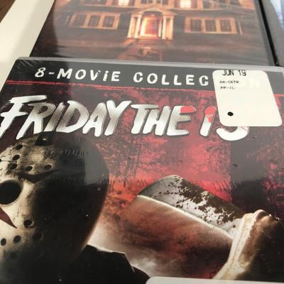 LOT 30: NIP Collection of Horror / Thriller DVDs - Swamp Thing, Friday the 13th 8-Movie Collection, Silence of the Lambs, Carrie & More
