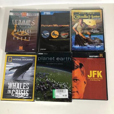 LOT 33: Collection of Science and History DVDs