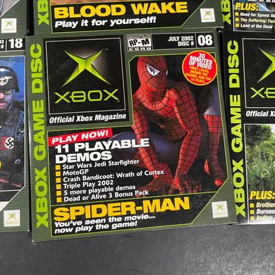 LOT 89: Collection Of Official Xbox Magazine Demo Game Discs - Farcry, Spider-Man, Star Wars & More