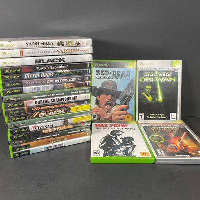 LOT 93: Collection Of Original Xbox Games - Max Payne 2, Star Wars, Red Dead & More