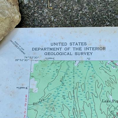 LOT 114: Vintage Topographical Maps of New Jersey from The US Dept. of Army Corps Engineers & Dept. of Interior Geological Survey