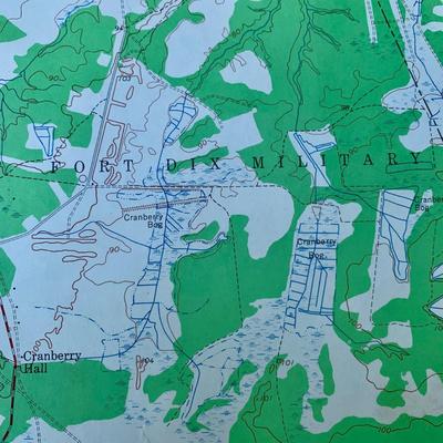 LOT 114: Vintage Topographical Maps of New Jersey from The US Dept. of Army Corps Engineers & Dept. of Interior Geological Survey