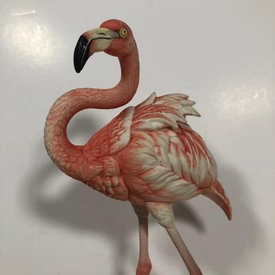 LOT 120: Vintage Signed Boehm Wading Bird Series Flamingo Figurine 40294