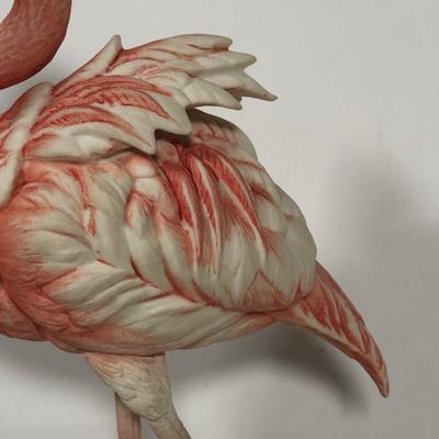 LOT 120: Vintage Signed Boehm Wading Bird Series Flamingo Figurine 40294