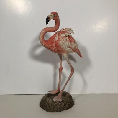 LOT 120: Vintage Signed Boehm Wading Bird Series Flamingo Figurine 40294