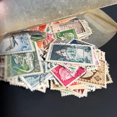LOT 126: Collection of Vintage International Postage Stamps - France, Germany and More