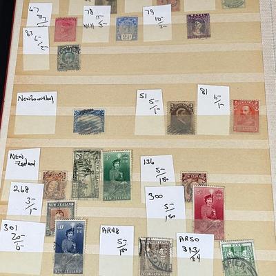 LOT 131: Binder Full of International Vintage / Antique Postage Stamps Incl. one from Kingdom of Bavaria 1852