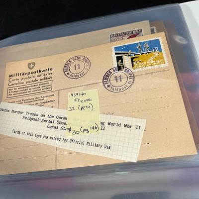 LOT 133: Vintage / Antique WWI & WWII Era Postage Stamp Collection