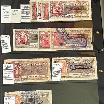 LOT 135: Big Binder Full of Indian Stamps